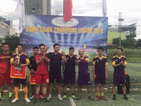 Sôi động cùng giải bóng đá Sigma Soleil Champions League 2018